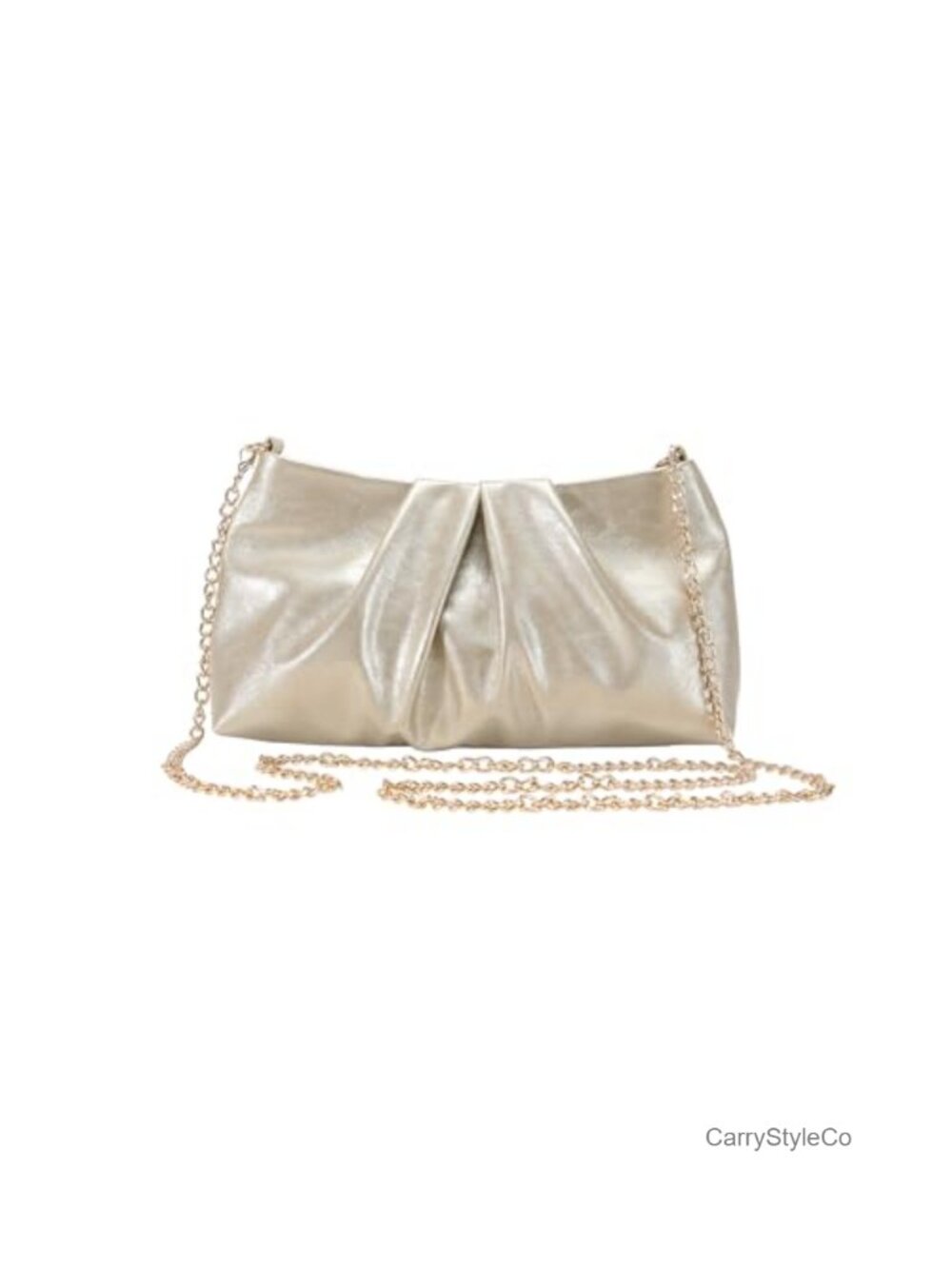 Formal Evening Clutch with Detachable Chain